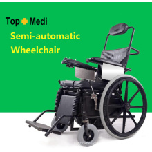 Topmedi Rehabilitation Therapy Supplies Medical Semi-Automatic Standing Wheelchairs